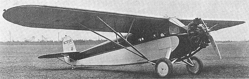 Figure 2: Fairchild Model 71 of the type Swede and Vachon flew to Greenly Island on the big “Scoop.” It was fitted with skis for the venture. Source: Daredevil Cameraman.